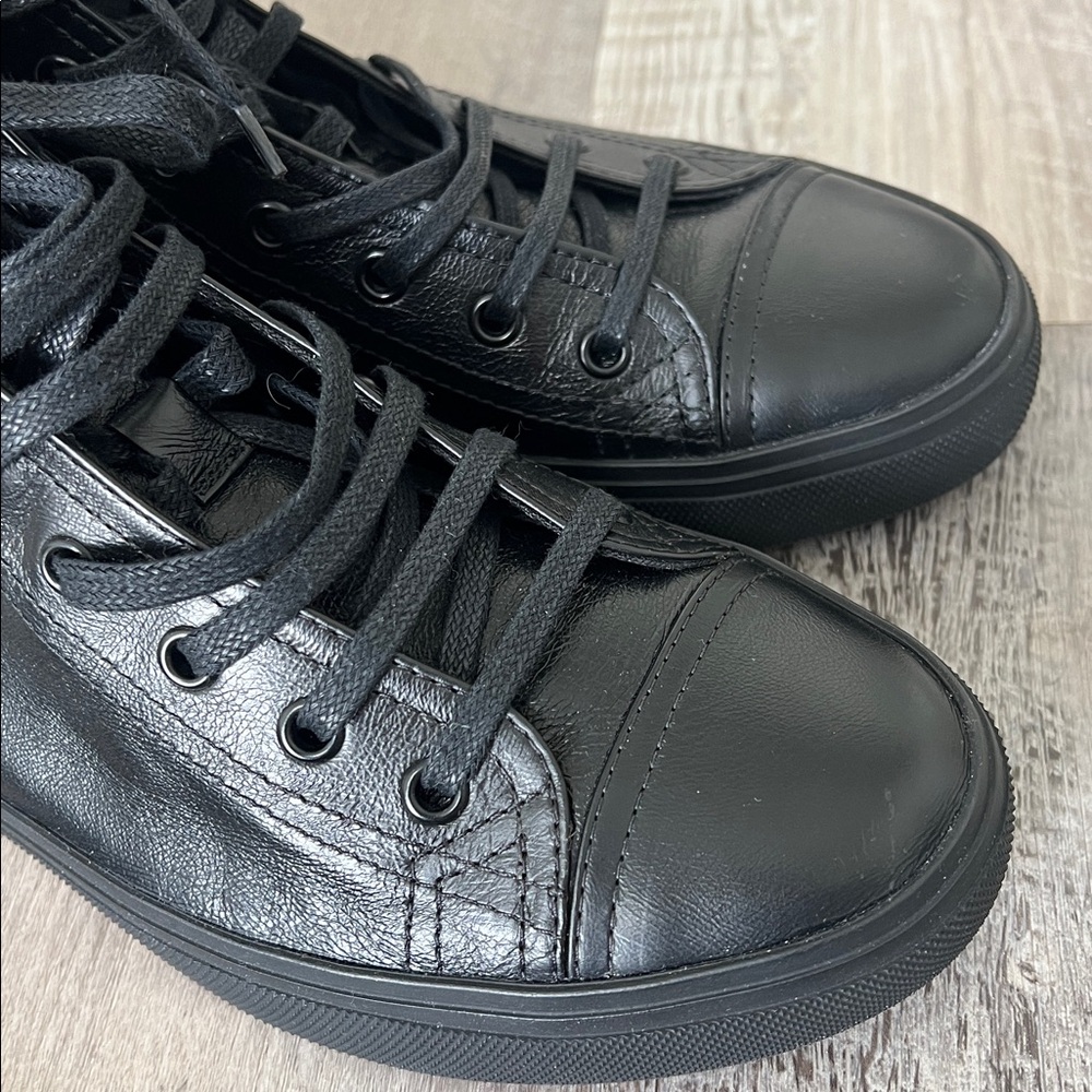New Saint Laurent Bedford High-Tops Black Sneakers size 39 US 9 - Picture 15 of 17